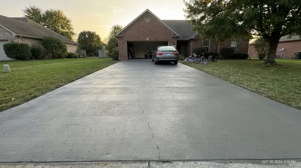Concrete driveway installation in Decatur, AL